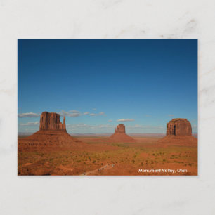 Postal Mitten Buttes y Merrick Butte en el Valle del Monu