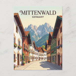 Postal Mittenwald Alemania