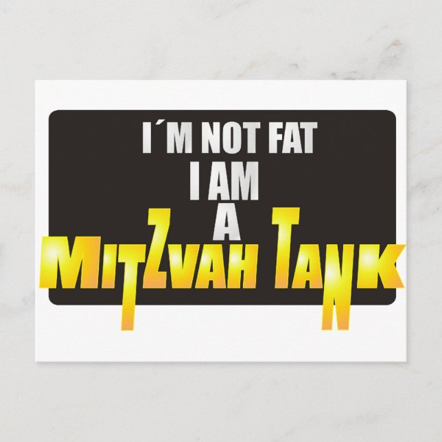 Postal Mitzvah Tank (Anverso)