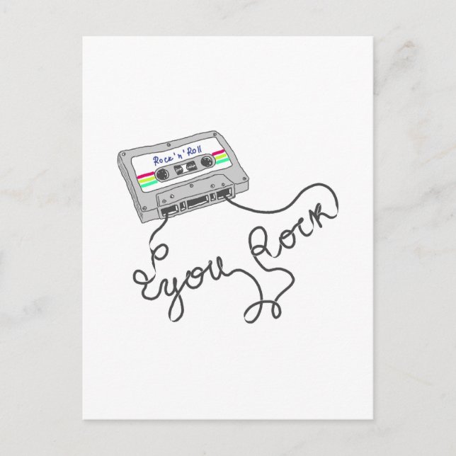 Postal Mixtape - Rocas (Anverso)