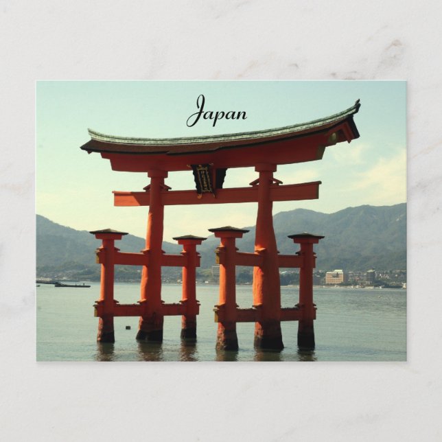 Postal miyajima japón (Anverso)