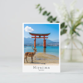 Postal Miyajima personalizado, Japón