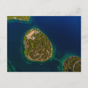 Postal Mljet aéreo Croacia