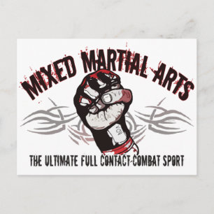 Postal MMA de artes marciales mixtas