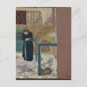 Postal Mme Vuillard en el estudio de un diseñador de jueg