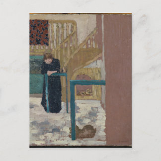 Postal Mme Vuillard en el estudio de un diseñador de jueg