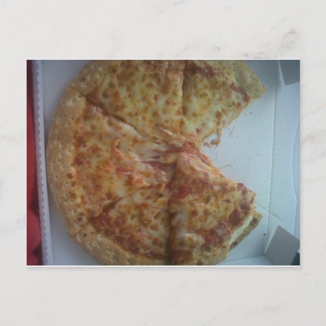 Postal Mmmmmm..... pizza (Anverso)