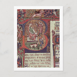 Postal Mms 9961-2 Historió 'B' inicial de la Peterb