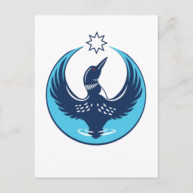 Postal MN Loon en ascenso (Anverso)