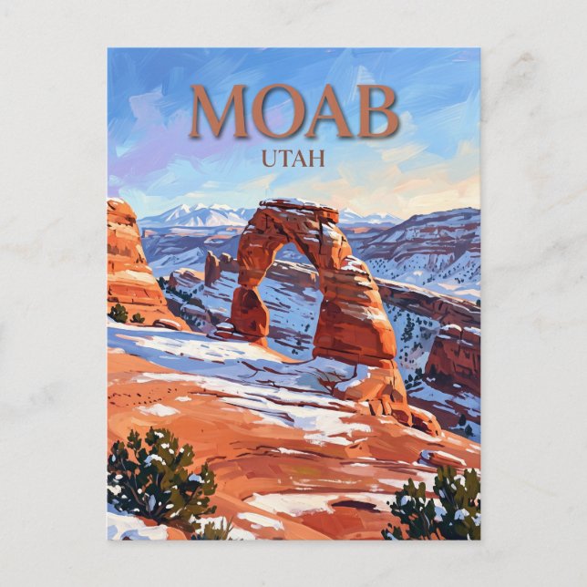 Postal Moab Utah (Anverso)