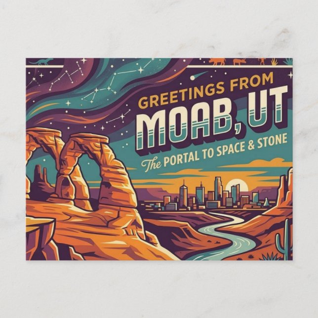 Postal Moab Utah (Anverso)