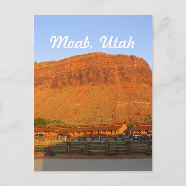 Postal Moab, Utah (Anverso)
