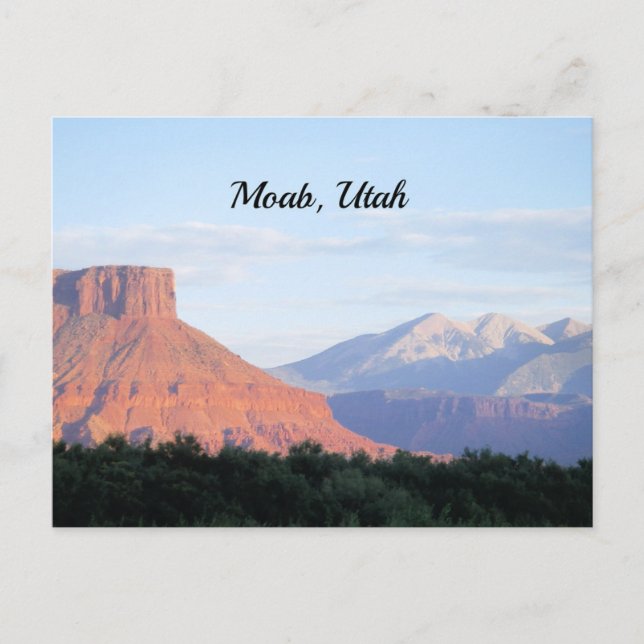 Postal Moab, Utah (Anverso)