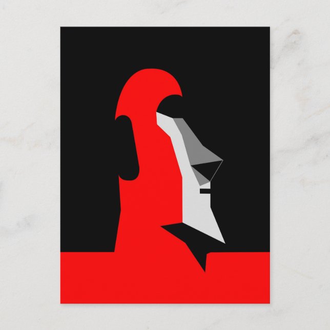 Postal Moai (Anverso)