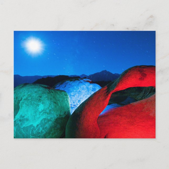 Postal Mobius Arch & Rocks | Alabama Hills, California (Anverso)