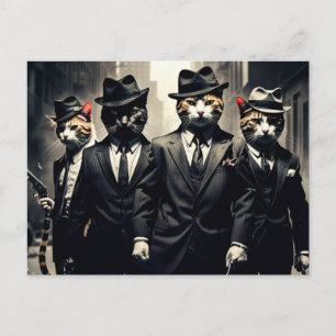 Postal Mobster Cats   El paquete de rata