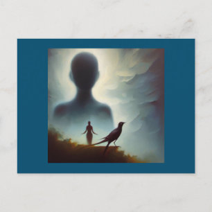 Postal Mockingbird de animales espirituales 1