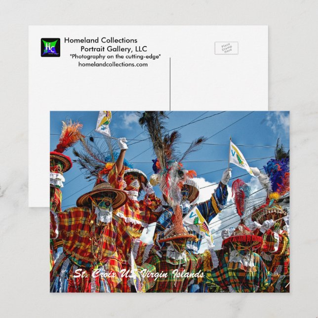 Postal Mocko Jumbies USVI (Anverso / Reverso)