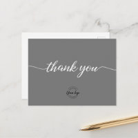Mod Gray Customer Apreciation Business Template