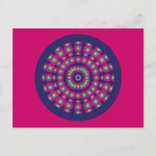 Postal Mod Psychedelic Spheres Dartboard