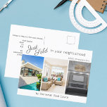 Postal Moda acaba de vender marketing de fotos inmobiliar<br><div class="desc">Muestra tus anuncios vendidos en esta postal de moda blanca de comercialización con tipografía gris. Envíe estas tarjetas postales elegantes a clientes potenciales en su área de propiedades. Personalizar con el nombre de su empresa inmobiliaria y datos de contacto en la parte posterior. Presenta a los nuevos clientes mostrando fotografías...</div>
