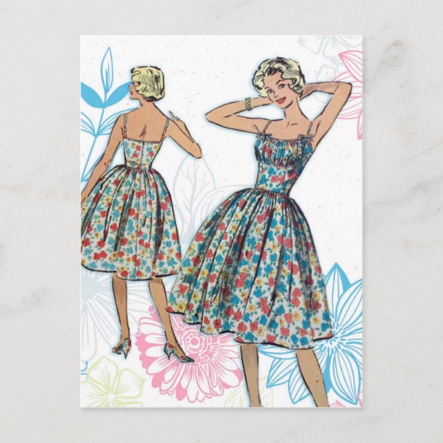 Postal Moda avanzada (Anverso)