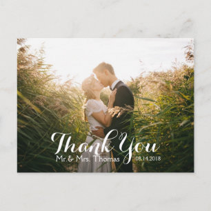 Postal Moda Boda Leído Por La Mano Gracias Postcard
