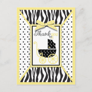 Postal Moda Boutique TY Postcard Amarillo