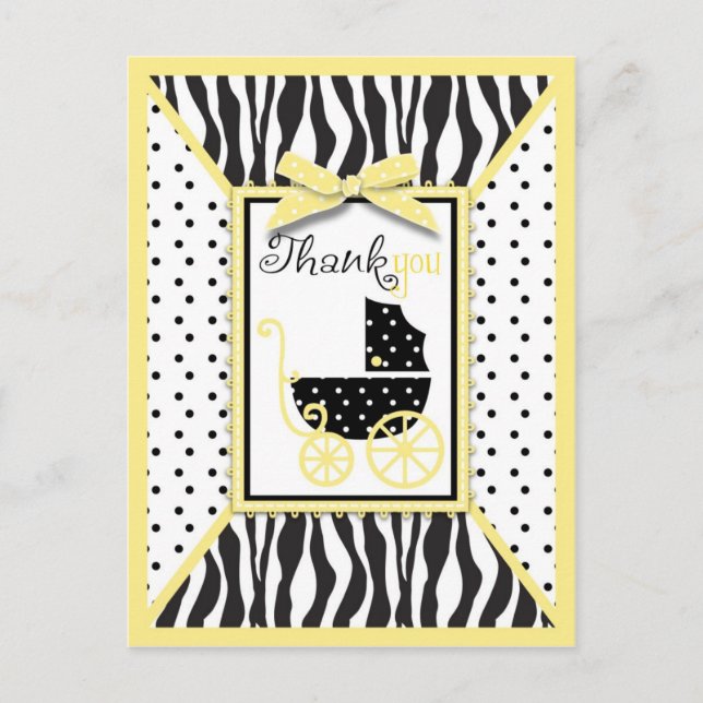 Postal Moda Boutique TY Postcard Amarillo (Anverso)