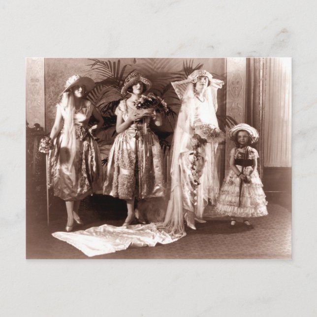 Postal Moda de Novias Vintage (Anverso)
