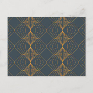 Postal Moda, diseño gráfico geométrico elegante y sencill