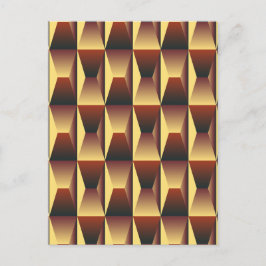 Postal Moda elegante del patrón- Geométrica moderna elega