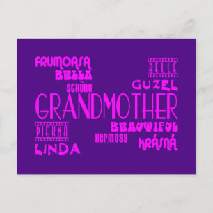 Postal Moda femenina: Abuelas y abuelas hermosas