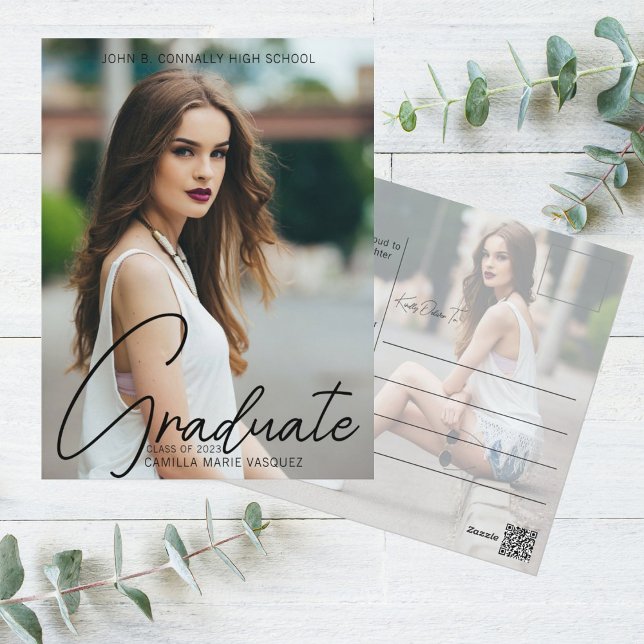 Postal Moda Graduación Foto Sobreposición manuscrita del  (Subido por el creador)