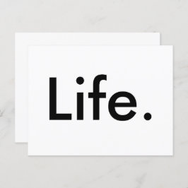 Postal moda moderna LIFE. |