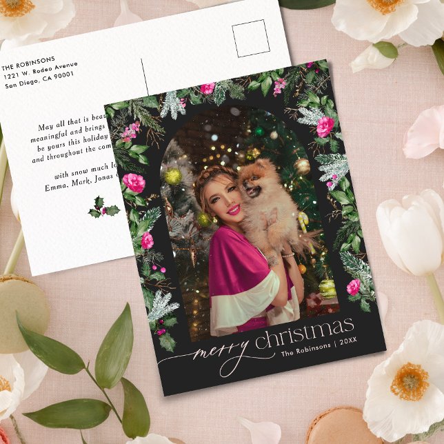 Postal Moda Navidades de fotografía del Arco Gris Oscuro  (Subido por el creador)