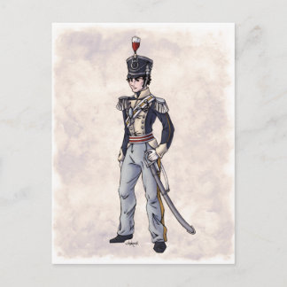 Postal Moda Regency - Caballero #4 - Postcard