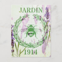 moda rústica campiña lavender abeja vintage