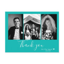 Moda Script Boda Gracias Azul