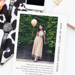 Postal Moda Una Foto Gracias Graduación De Mensajes