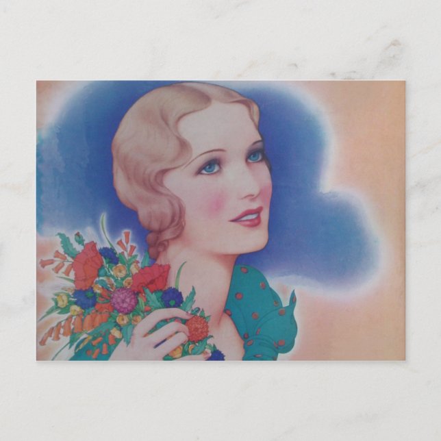 Postal Moda vintage 1931 (Anverso)