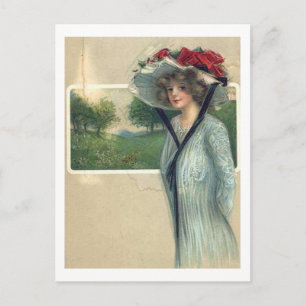 Postal Modas antiguas de época