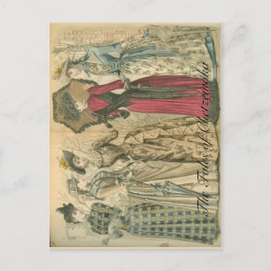 Postal Modas victorianas
