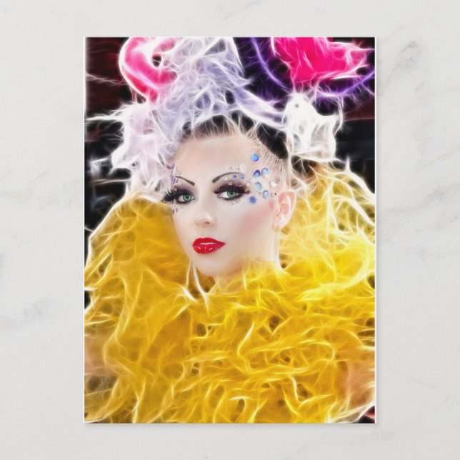 Postal modelo Bella Fashionista (Anverso)