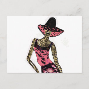 Postal "Modelo Catwalk"*