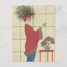 Postal Modelo con la capa arreglada Fox