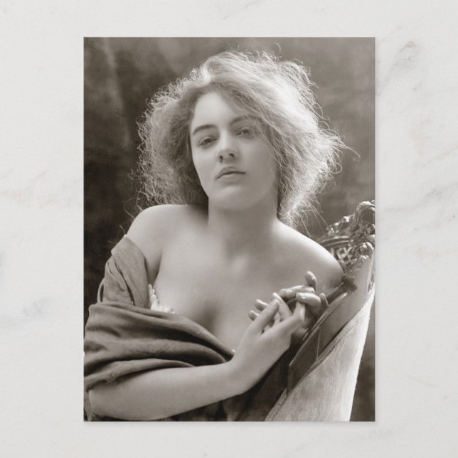 Postal Modelo de artistas, 1900 (Anverso)