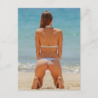 Postal Modelo de bikini