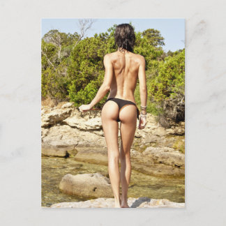 Postal Modelo de bikini