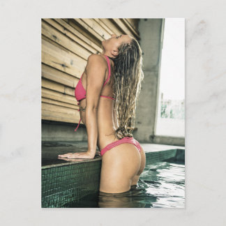 Postal Modelo de bikini